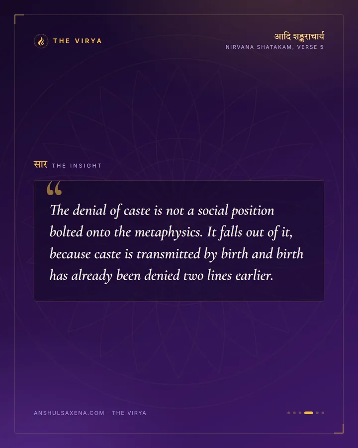 No Caste, No Birth, No Guru, card 4 of 6