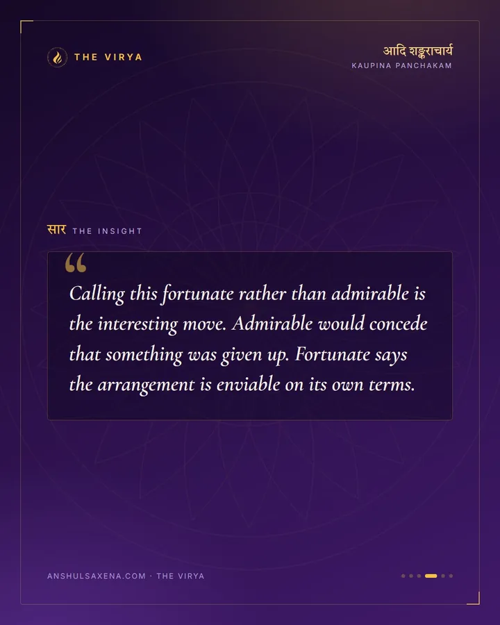 Blest Is The Wearer Of The Loincloth, card 4 of 6