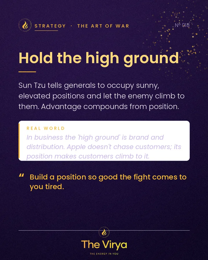 Hold the high ground