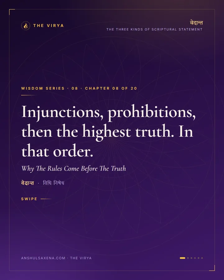 Why The Rules Come Before The Truth, card 1 of 6