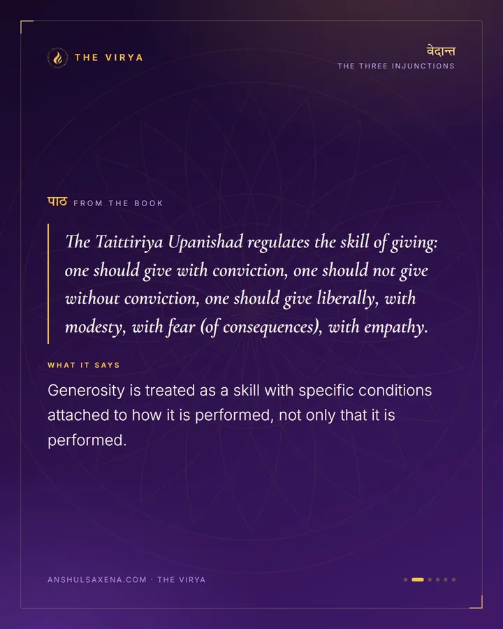 Six Rules For Giving, card 2 of 6