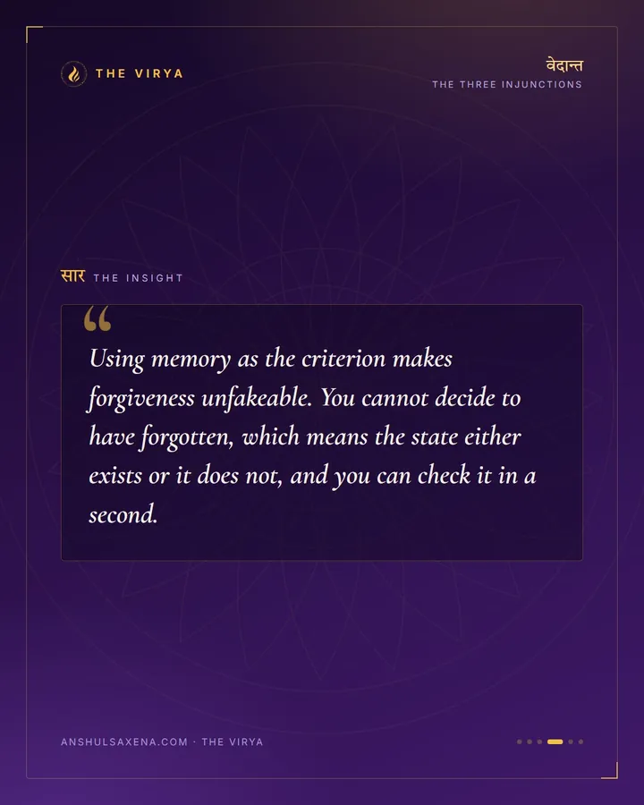 A Test For Whether You Have Forgiven, card 4 of 6