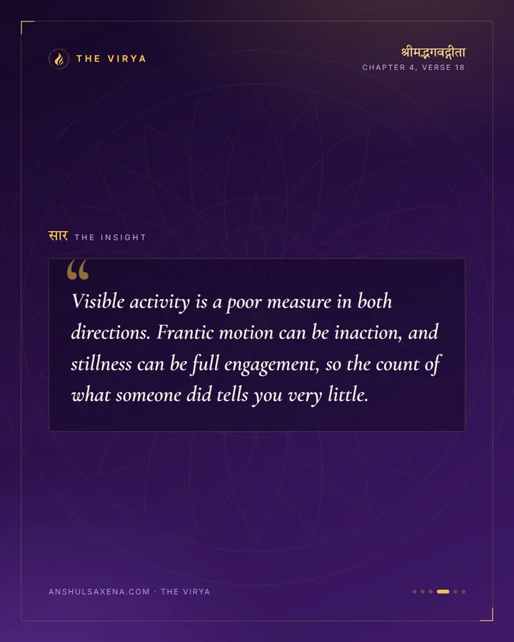 Action In Inaction, card 4 of 6