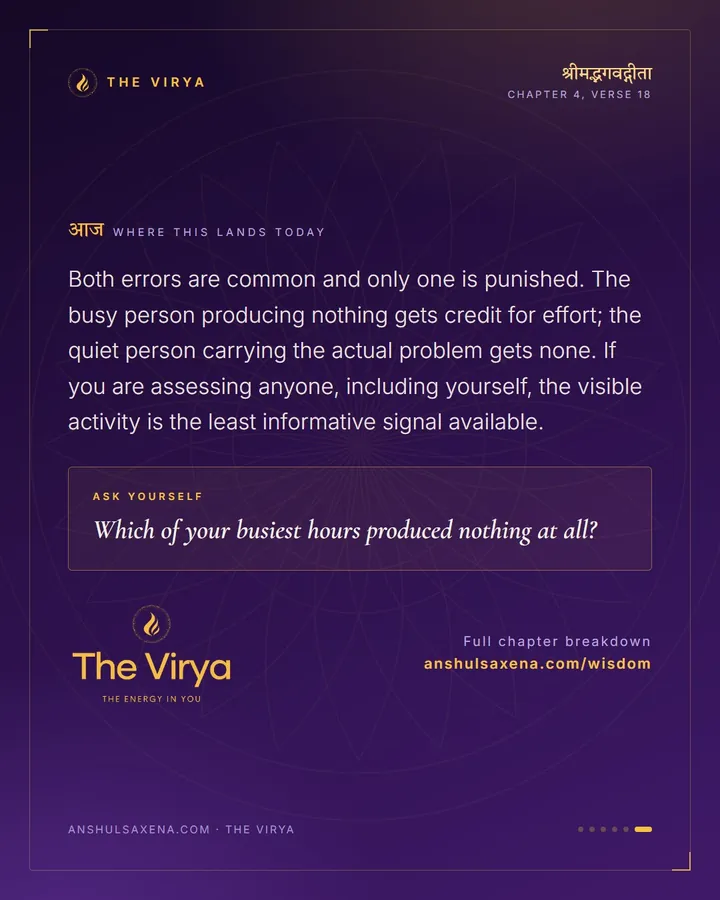 Action In Inaction, card 6 of 6