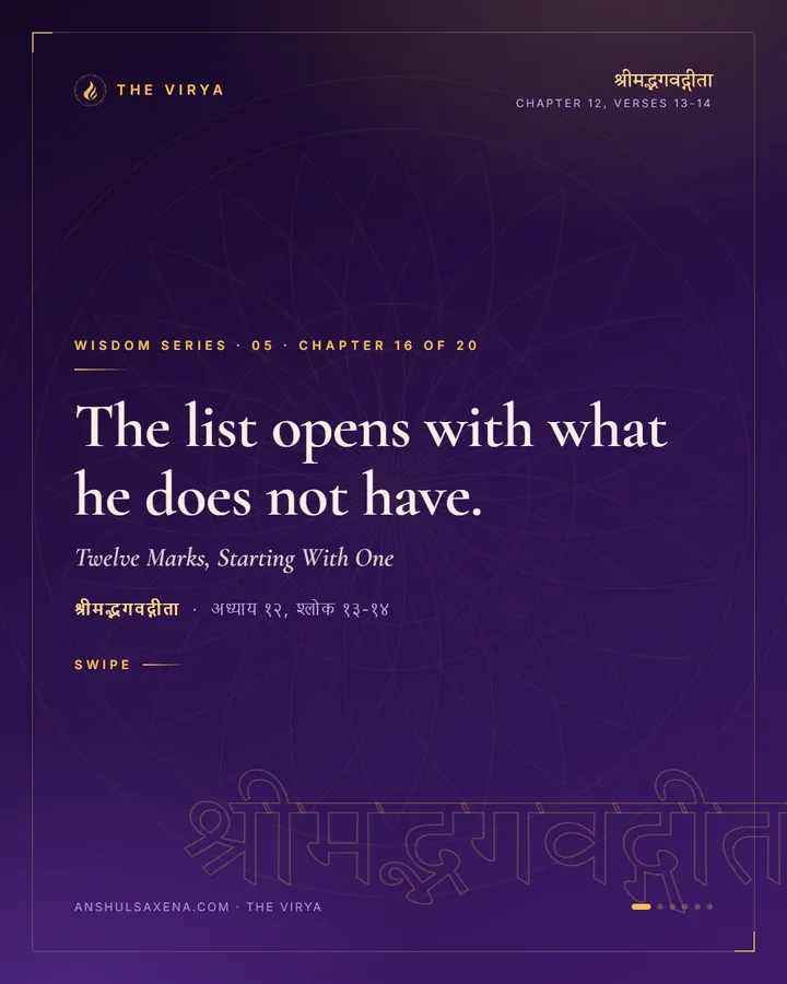 Twelve Marks, Starting With One, card 1 of 6