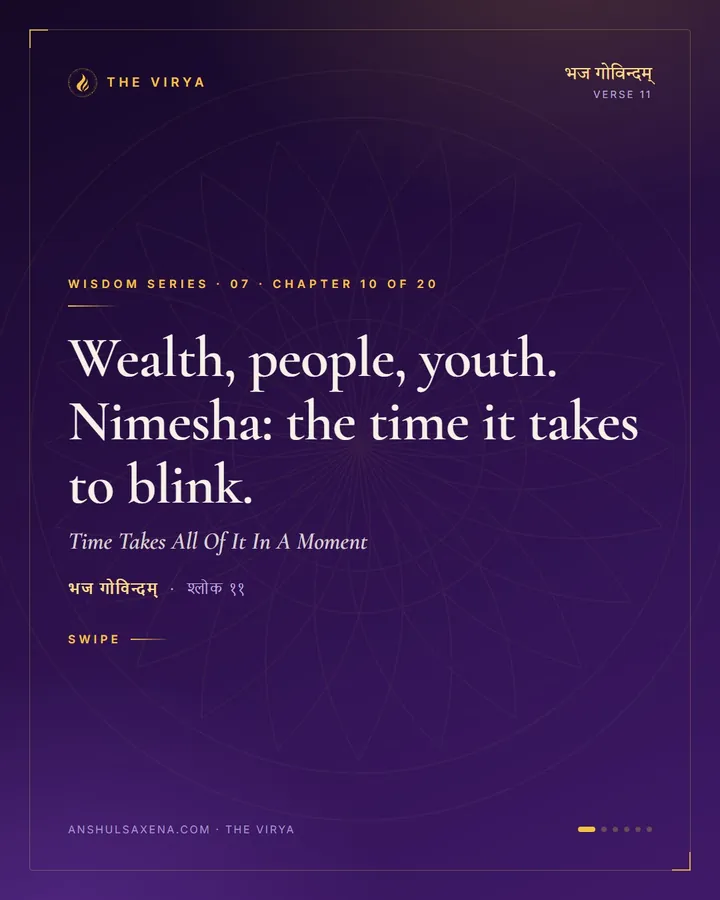 Time Takes All Of It In A Moment, card 1 of 6