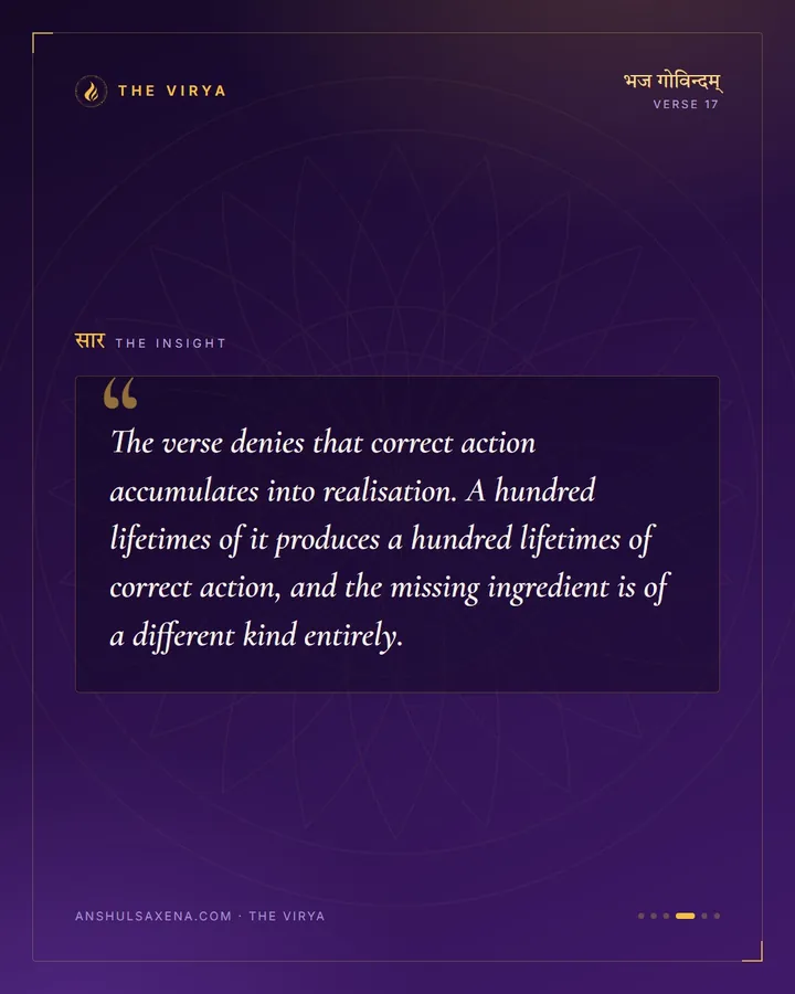 A Hundred Lifetimes Of Correct Behavior, card 4 of 6