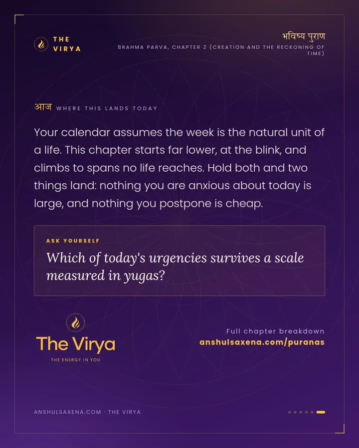 Creation, and Time Counted From a Blink, card 6 of 6