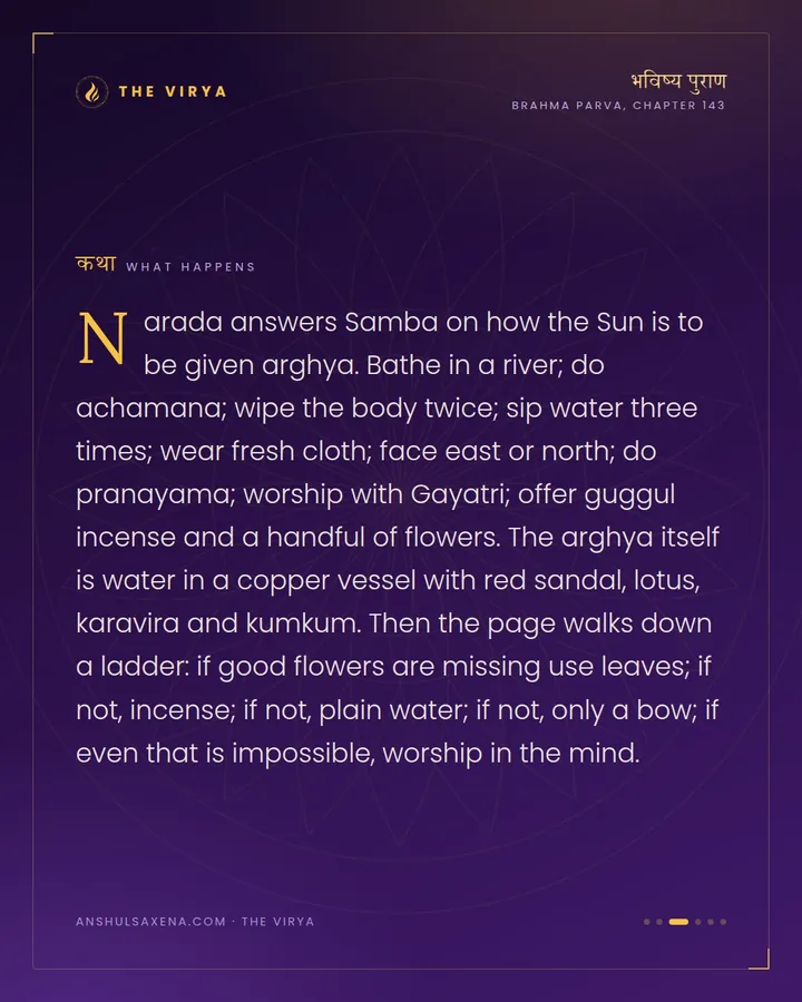 Water in Cupped Hands at Sunrise, card 3 of 6