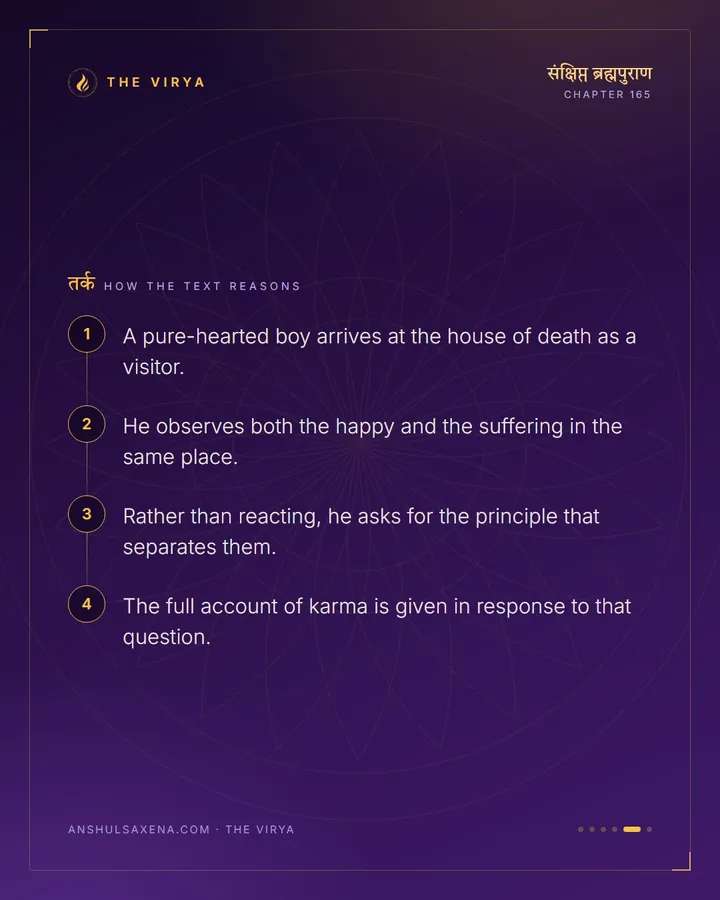A Boy Visits The House Of Death, card 5 of 6