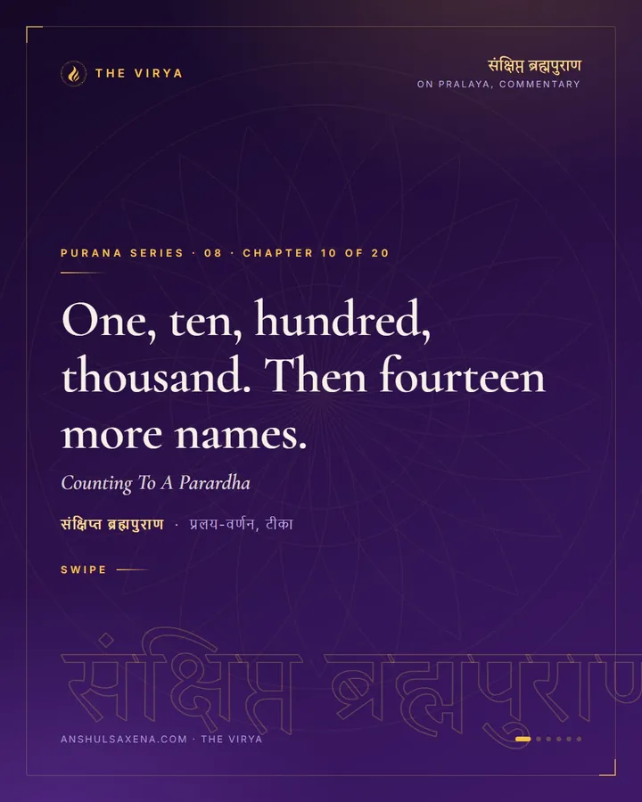 Counting To A Parardha, card 1 of 6