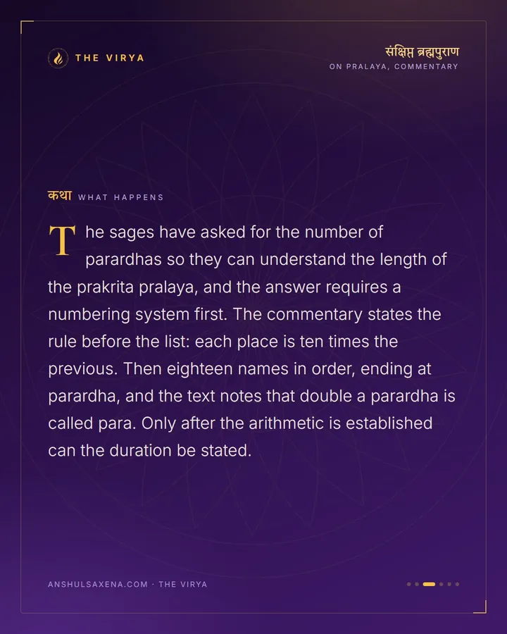 Counting To A Parardha, card 3 of 6