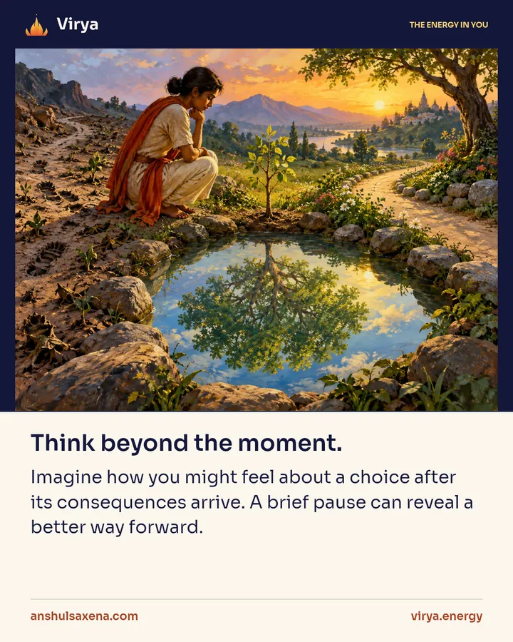 Painting for Borrow wisdom from future regret