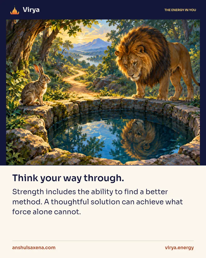 Painting for Strength also comes from thought