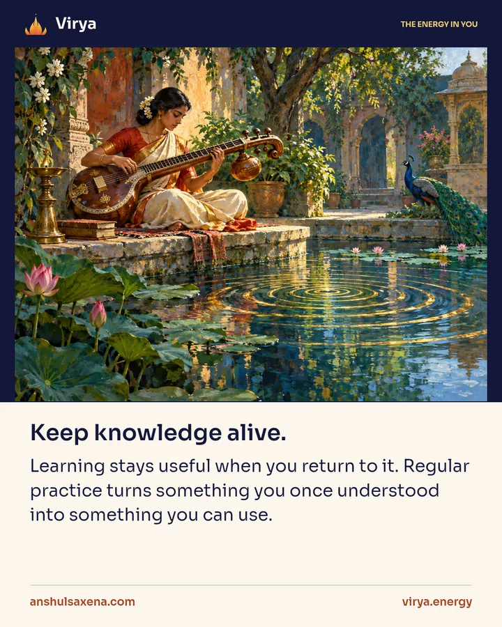 Painting for Keep knowledge alive with practice