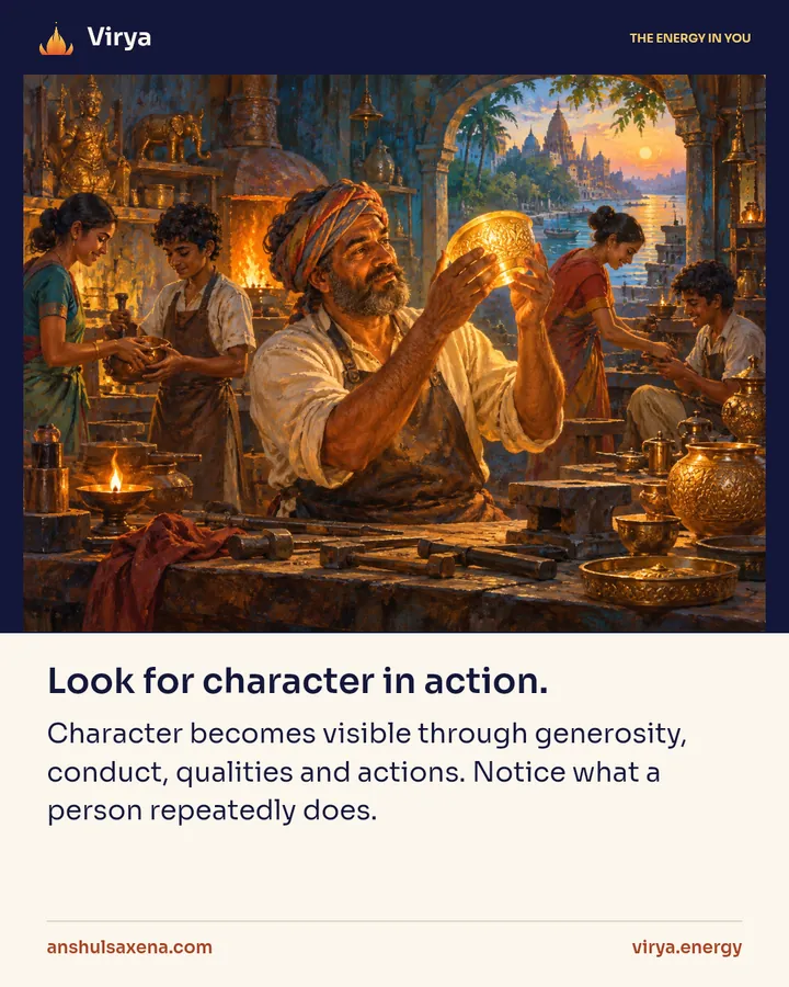 Painting for 4 signs of character