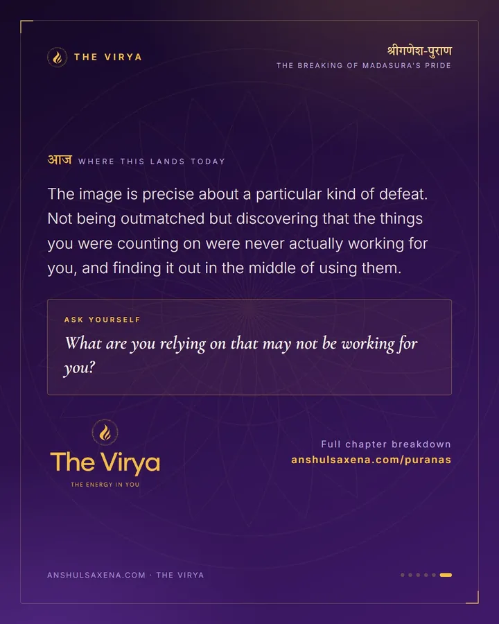 The Arrow Fell At His Feet, card 6 of 6