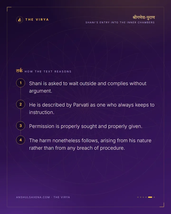 He Waited At The Door, card 5 of 6