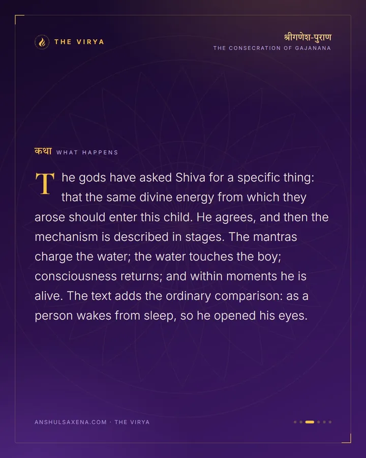 Water, Charged By Mantras, card 3 of 6