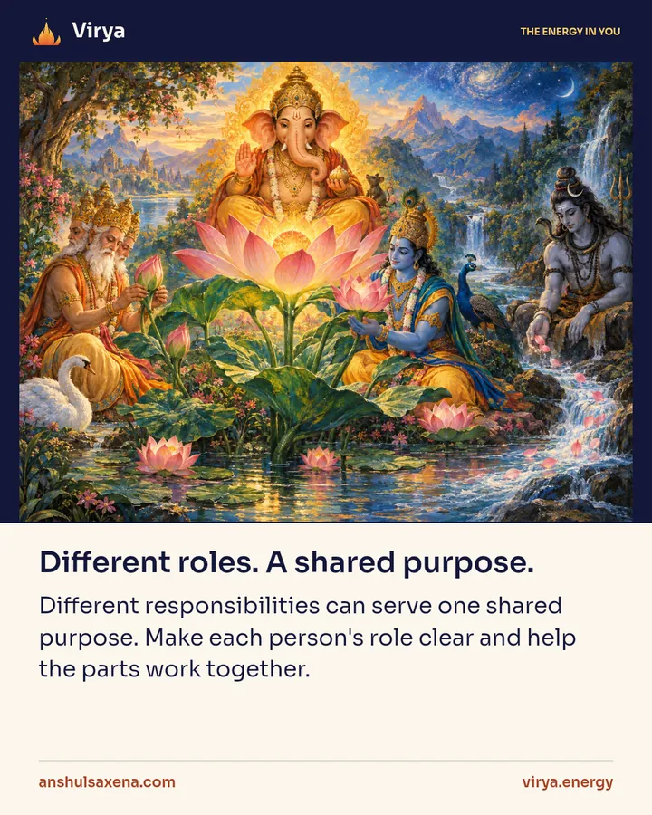 Painting for Different roles. A shared purpose