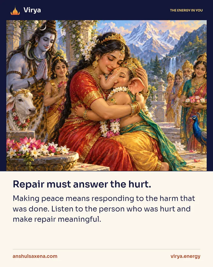 Painting for Repair must answer the hurt