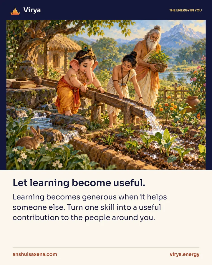 Painting for Let learning become useful