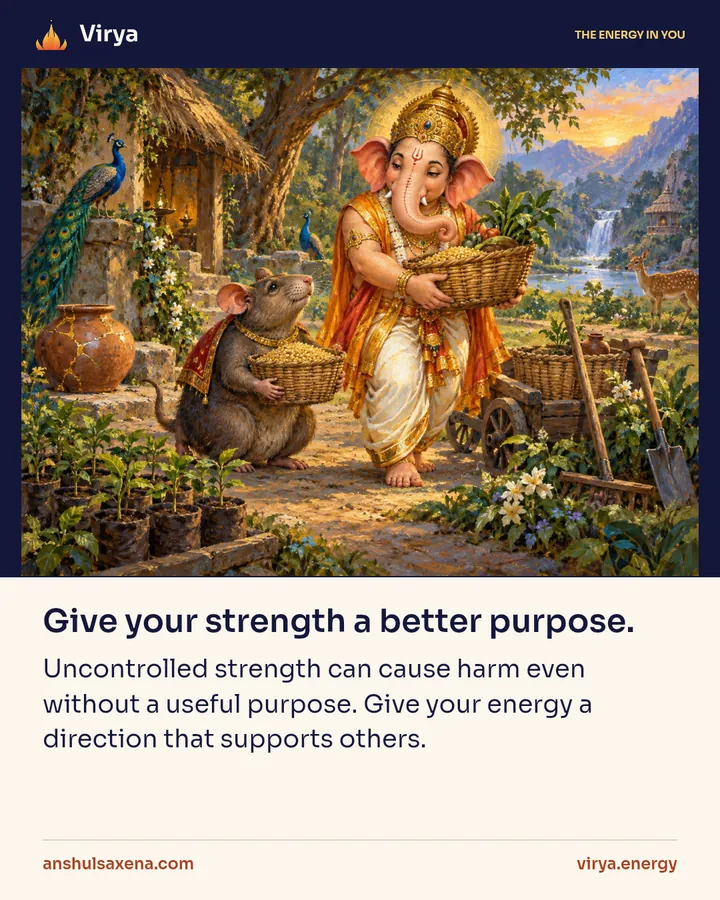Painting for Give your strength a better purpose