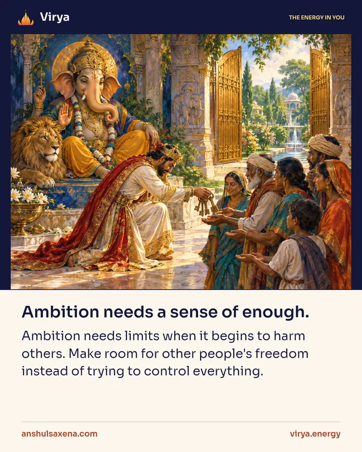 Painting for Ambition needs a sense of enough