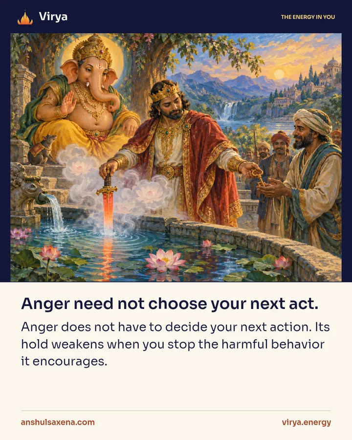 Painting for Anger need not choose your next act