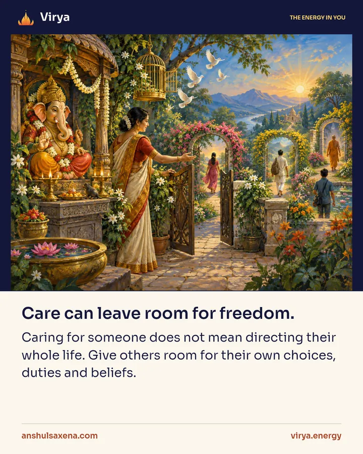 Painting for Care can leave room for freedom