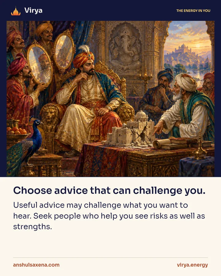 Painting for Choose advice that can challenge you