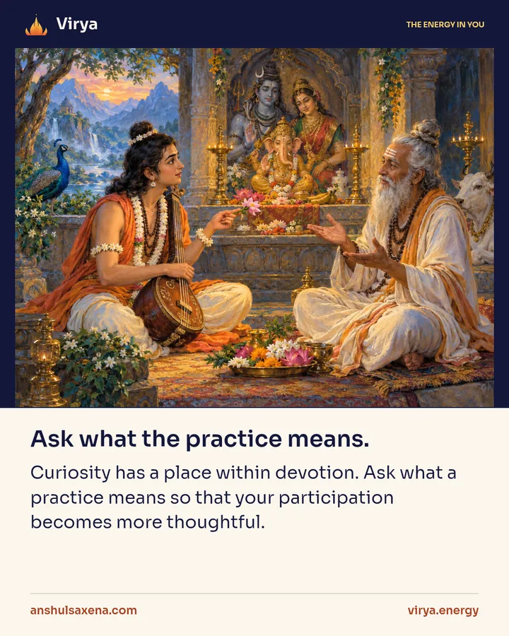 Painting for Ask what the practice means