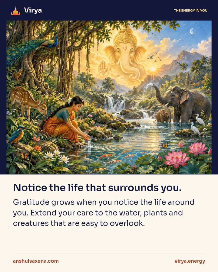 Painting for Notice the life that surrounds you