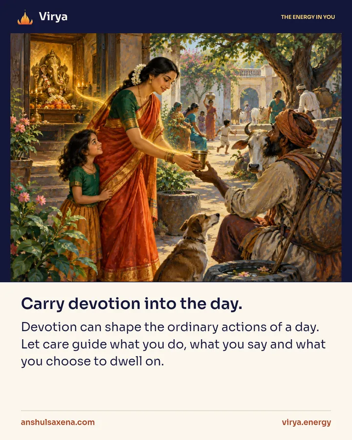Painting for Carry devotion into the day