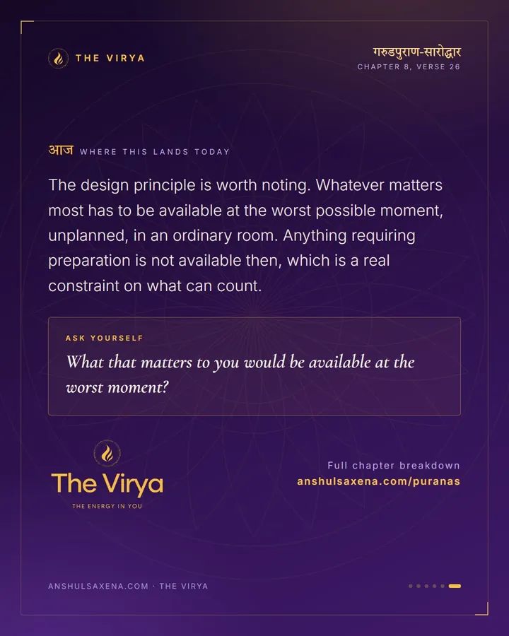 Six Things At The End, card 6 of 6