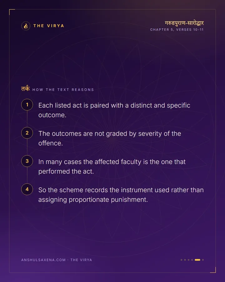 Each Act, Its Own Result, card 5 of 6