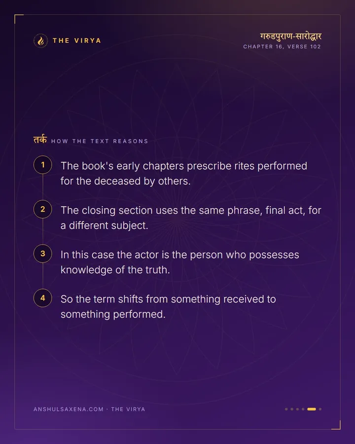The Last Act Of One Who Knows, card 5 of 6