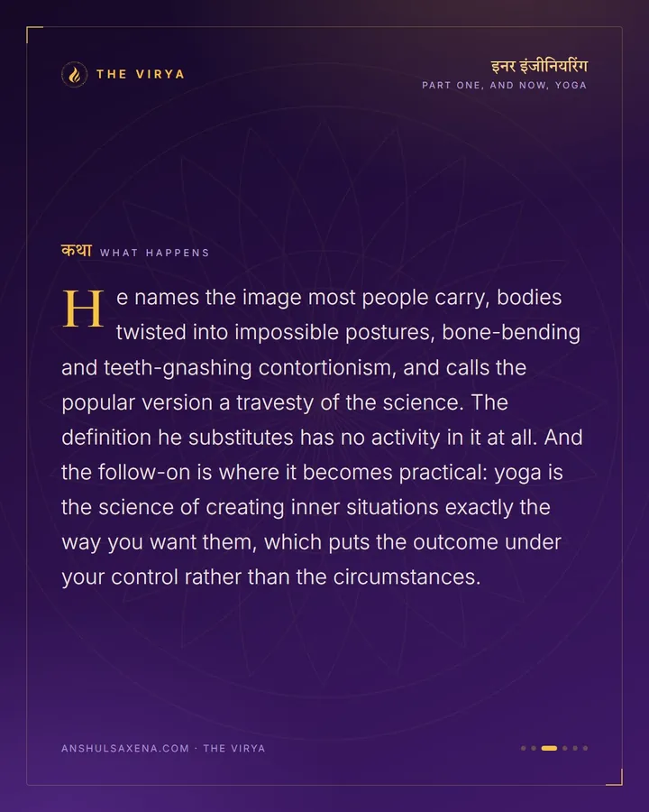 Yoga Is Not A Practice, card 3 of 6