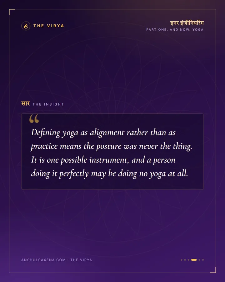 Yoga Is Not A Practice, card 4 of 6