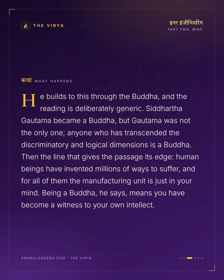 One Step Back From Your Own Mind, card 3 of 6
