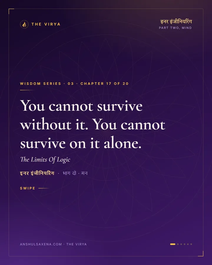 The Limits Of Logic, card 1 of 6