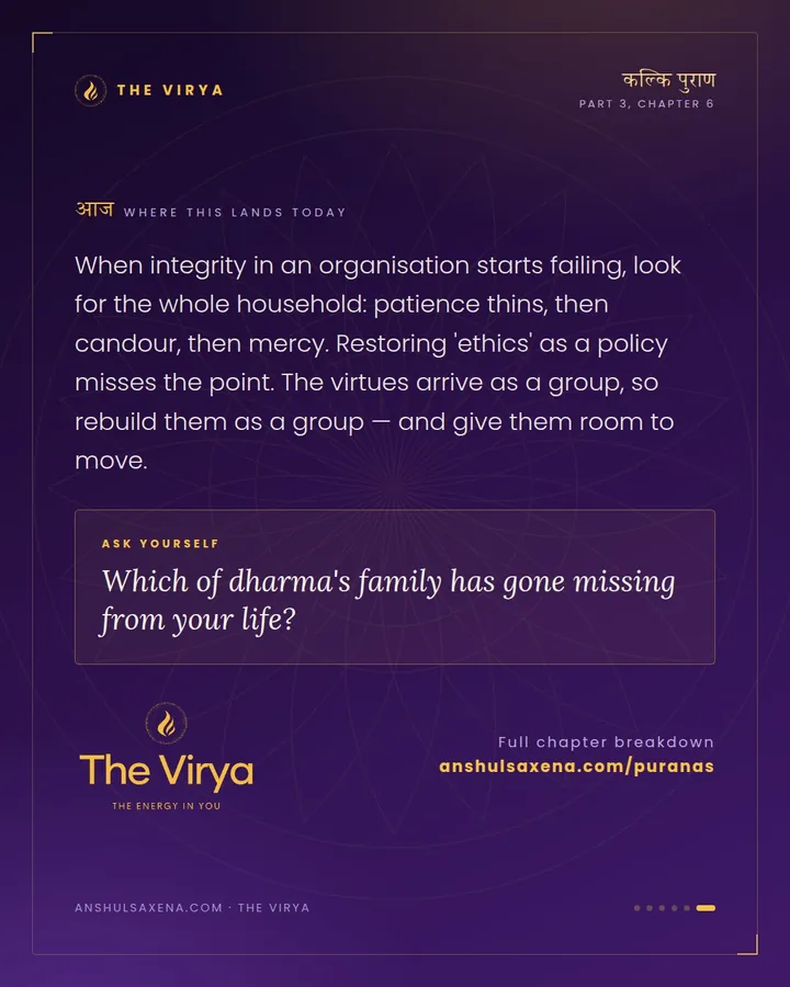 Dharma Comes as a Frightened Man, card 6 of 6