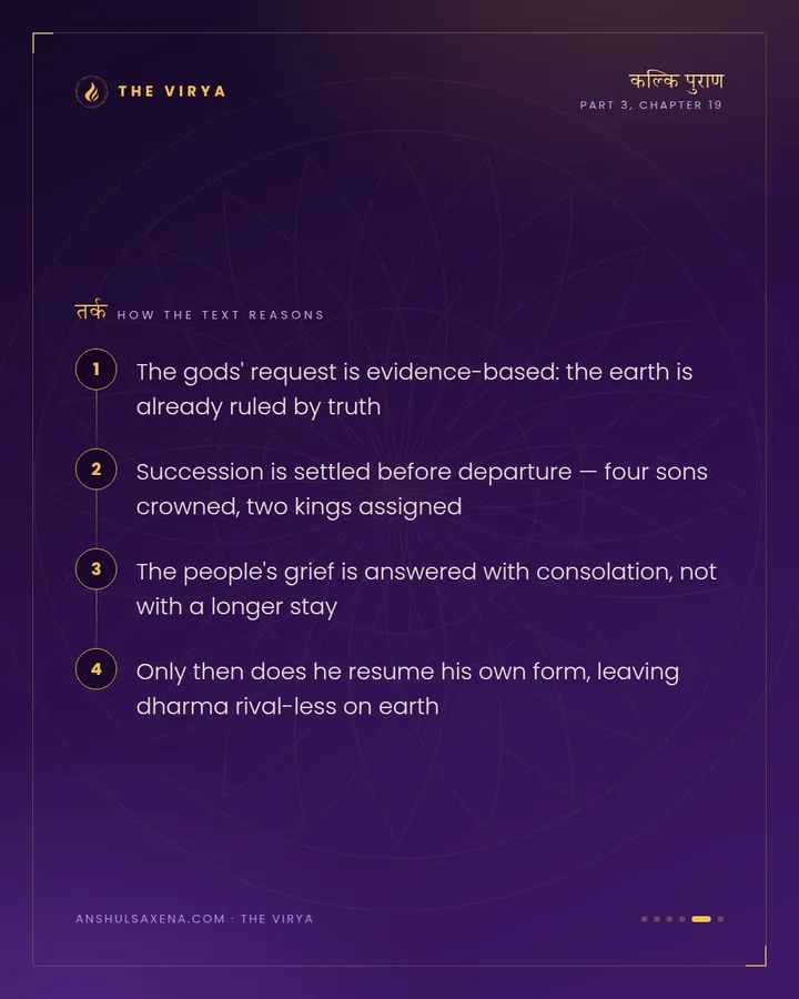 Kalki Returns and the Age Turns, card 5 of 6