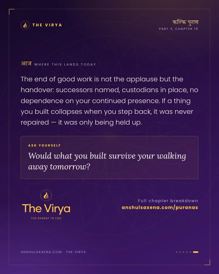 Kalki Returns and the Age Turns, card 6 of 6