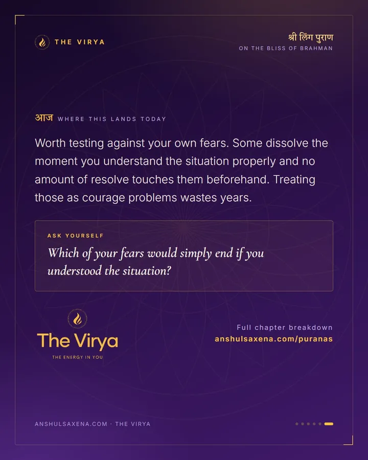 One Who Knows That Bliss Fears No One, card 6 of 6