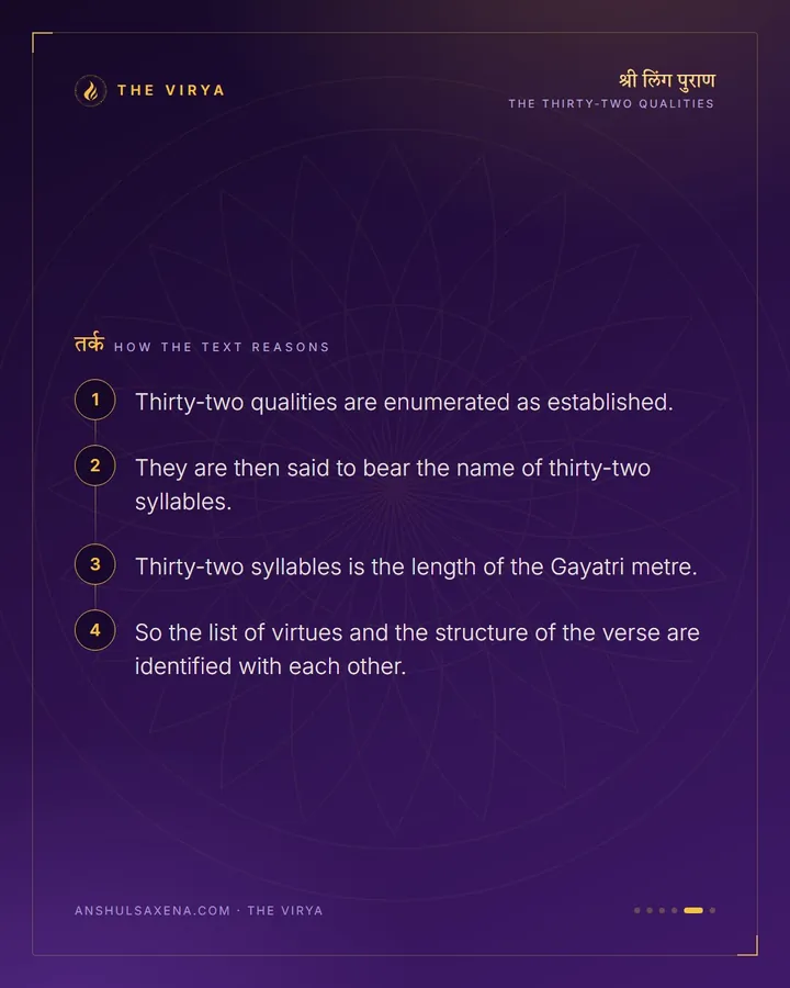 Thirty-Two Qualities, Thirty-Two Syllables, card 5 of 6