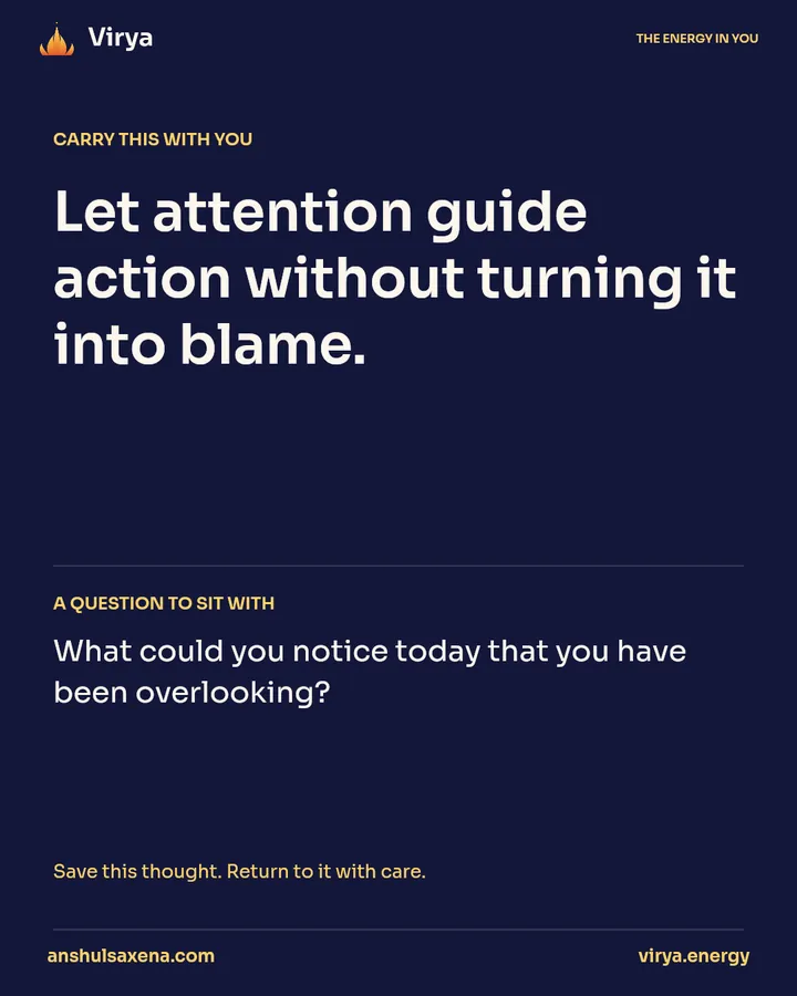What you notice shapes your next step, card 5 of 5