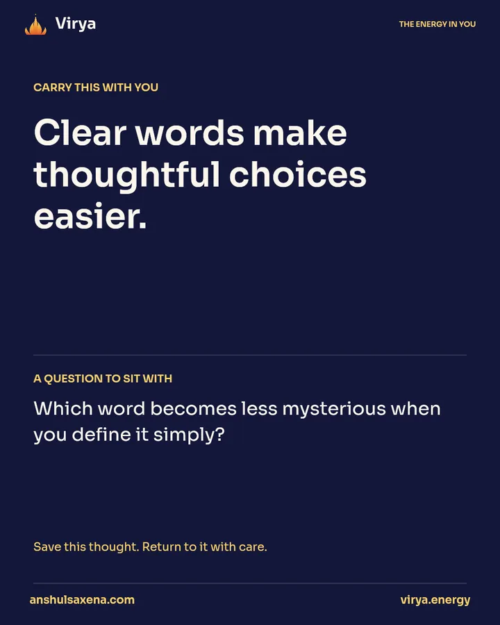 Learn the words. Keep your judgment, card 5 of 5