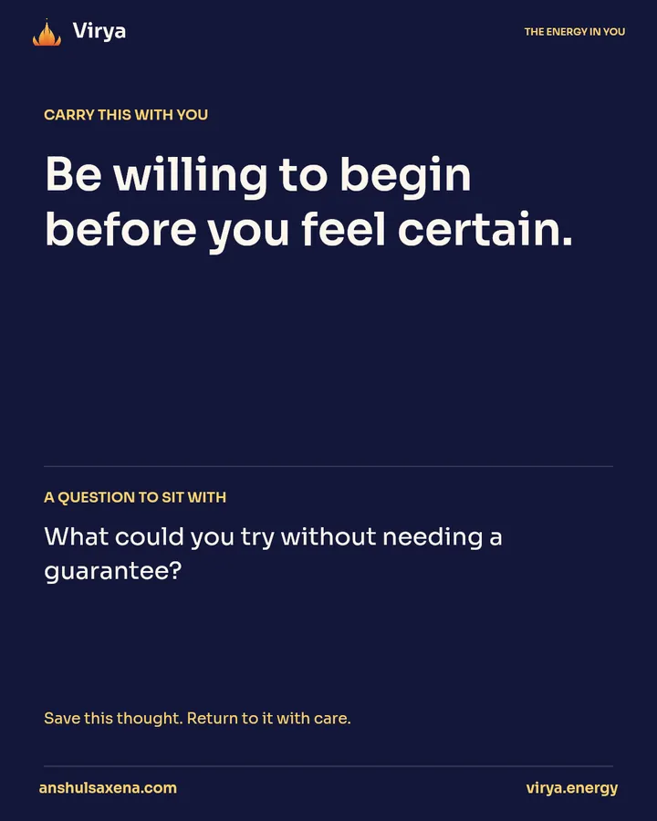 Practice a willing mindset, card 5 of 5
