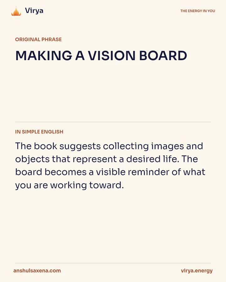 Build a vision you can return to, card 2 of 5